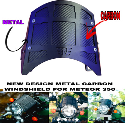 imad CARBON DESIGN WINDSHEILD FOR METEOR Bike Windshield