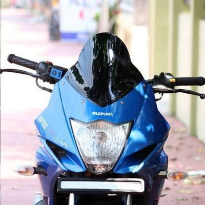 HARP MODZ Old Suzuki Gixxer DB Visor Black Colour Bike Windshield