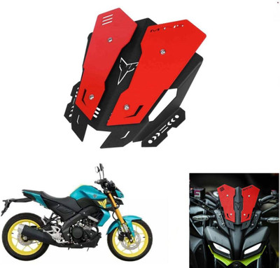 SHOWRIDE Primium Quality MT15 Windscreen Wind Deflector Short Visor for Yamaha Bike Windshield