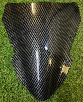 Am Auto Universal Carbon Finish Bike Windshield