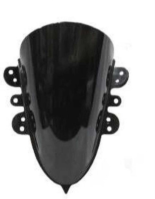 auto trends AT NEW UNBREAKABLE INDONASIAN V4/V4 M WINDSHIELD VISOR BLACK Bike Headlight Visor