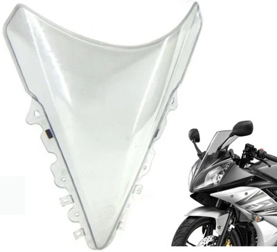 SAE R15 Version 1 and 2, V1 V2 Transparent Visor Glass Bike Windshield