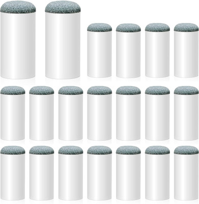 PATPAT Snooker Cue Tip 20 Pcs Cue Tips 9mm Slip-On Cue Stick Tips Cue Tip Replacement for Billiards Pool, Snooker, Billiards Cue Stick(Plastic)