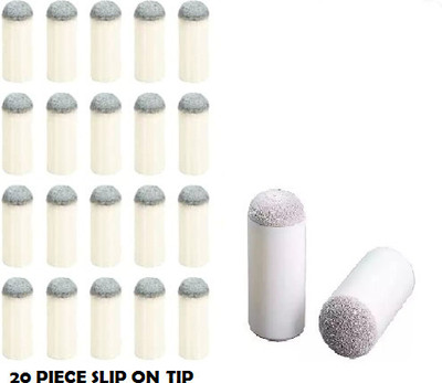 HR Group SLIP ON CUE TIP 9mm (20 PIECE) Cue Tip