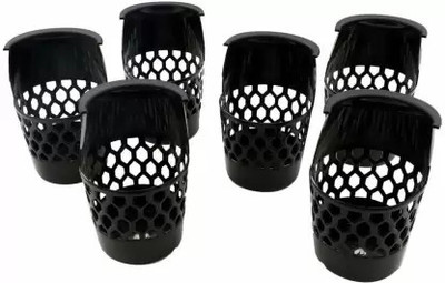 HR Group PLASTIC POOL TABLE POCKET BUCKET SET 6-PIECES Pool Table Pocket Set
