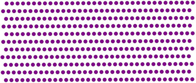 Comet Busters Bindiful Purple Plain Round Velvet Bindis (3 mm) (BF064) Forehead Purple Bindis(Indian Bindis)