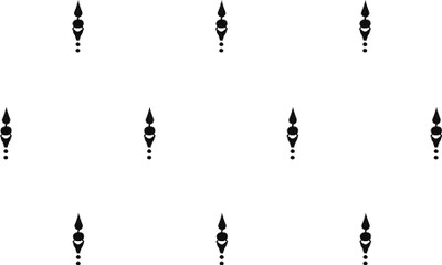 Comet Busters Black Fancy Bindis (BIN1341) Forehead Black Bindis(Basic)