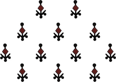 Comet Busters Handcrafted Maroon and Black Bindis Forehead Maroon Bindis(Bindi for Women)