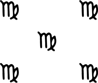 Comet Busters Sun Sign Virgo Bindis (BIN1079) Forehead Black Bindis(Basic)
