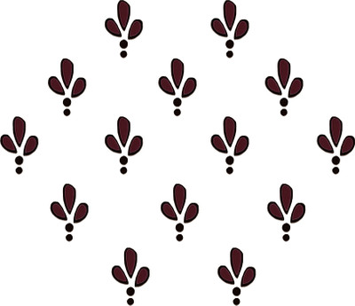 Comet Busters Abstract Designer Black and Maroon Bindis (BIN2346) Forehead Black Bindis(Basic)