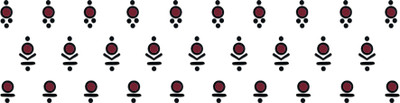 Comet Busters Maroon Abstract Design Bindis With Black Border Stick-On Bindis (BIN2339) Forehead Black Bindis(Basic)