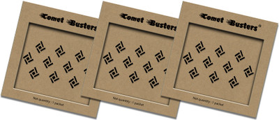 Comet Busters Handcrafted Traditional Black Bindi For women Forehead Black Bindis(Bindi for Women)