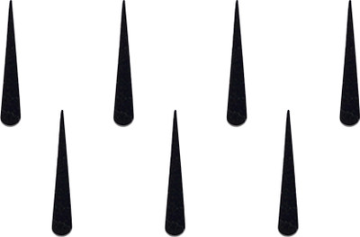 Comet Busters Basic Black Tilak Bindi (20mm) (BIN769) Forehead Black Bindis(Black Basic)