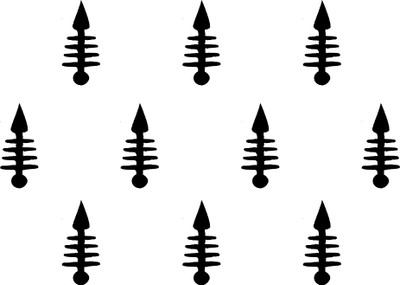 Comet Busters Handcrafted Black Fancy Bindis (BIN1309) Forehead Black Bindis(Basic)