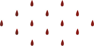 Comet Busters Tear Drop Maroon Bindi (7 mm) (BIN788) Forehead Maroon Bindis(Basic)