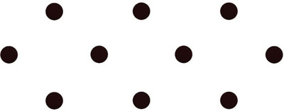 Comet Busters Basic Round Black Velvet Bindis (8 mm) (BIN836) Forehead Black Bindis(Designer Bindi)