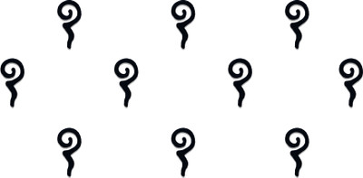 Comet Busters Handcrafted Traditional Black Bindi For Women (BIN366)(10mm) Forehead Black Bindis(Black Basic)