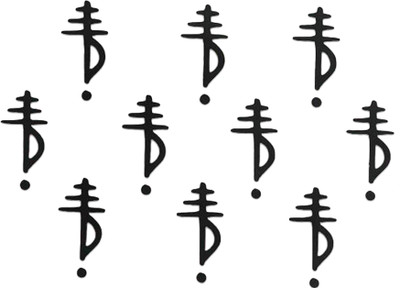 Comet Busters Handcrafted Traditional Black Bindi For Women (BIN437)(13mm) Forehead Black Bindis(Black Basic)