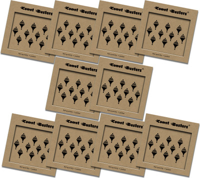 Comet Busters Traditional Black Bindi With Black Dot Forehead Black Bindis(Bindi)