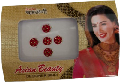 Urban Magic Bindi Designer 1 Forehead Red Bindis(Bindi Designer)