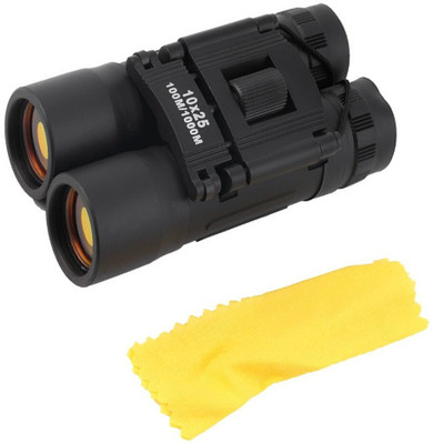 COMET Waterproof Binocular Portable Telescope Wide Angle Monocular Binoculars(10 mm , Black)