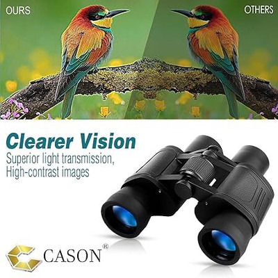 JGG Jain Gift Gallery Wide Angle 8 x 40 Night Vision Binoculars Binoculars(40 mm , Black)