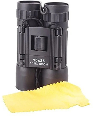 COMET High Quality Zoomable Waterproof Binocular 10x25 Small Portable Monocular Binoculars(10 mm , Black)