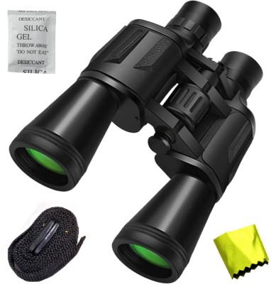 GBKO New Bushnell Pacifica 20 x 50mm Super High-Powered Porro Prism Binoculars Binoculars(50 mm , Black)