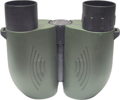 JGG Jain Gift Gallery 10X25 Binocular with Cover || Travel Stargazing Concerts Sports Optical Binoculars(8 mm , Green)