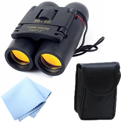SDMS Foldable 30x60 Long Range Day & Night Vision Professional Binocular Binoculars(60 mm , Black)