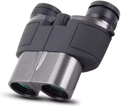 FlyKonix 10 x 25 Mini Compact Pole Binoculars for Sports Binoculars(100 mm , Black)