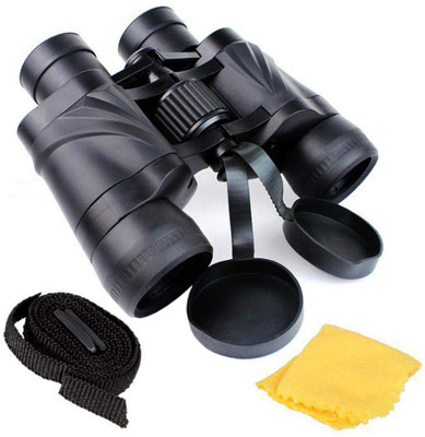 REERD Zoombel 8 X 40 HD Binoculars 10X Zoom Folding Powerful Lens Portable Binocular Telescope with Bag Outdoor Binoculars for Long Distance Monocular Binoculars(40 mm , Black)