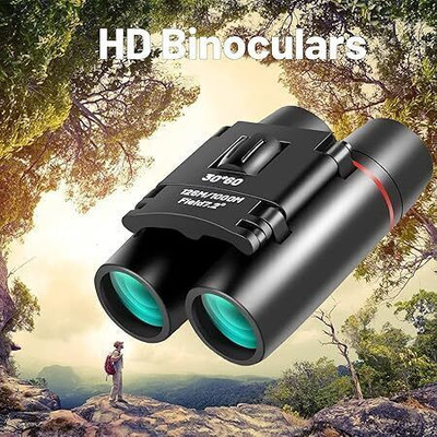 JGG Jain Gift Gallery 30x60 High Powered Binoculars | for Both Adults & Kids, Waterproof Monocular(12 mm , Black)