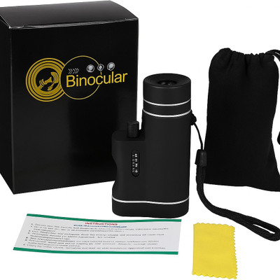Tsuwezi Telescope Binocular for Long Range 2000 Meter Night Vision Wildlife Observation Digital Binoculars(25 mm , Black)