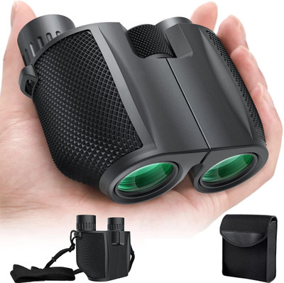 COMET Long Range Foldable Binocular 10x25mm Magnification 10x Objective lense Digital Binoculars(25 mm , Black)