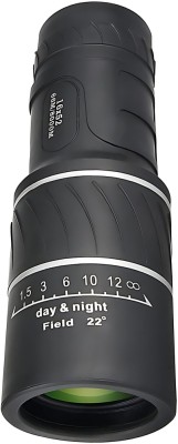 JPRO E New 16X52 Advanced Prism Lens Monocular Manual Function Telescope Binocular Monocular(52 mm , Black)