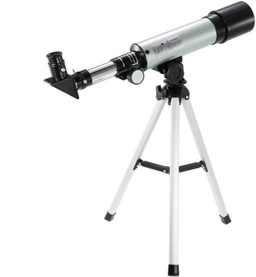 Kinzilla Telescope Zoom 90X HD Astronomical Refractor Portable Tripod Stand Telescope Telescope(90 mm , Multicolor)
