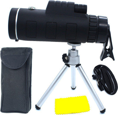 QGS 40X60 Prism Binocular Monocular Telescope For Bird Watching Travel Stargazing Telescope(60 mm , Black)