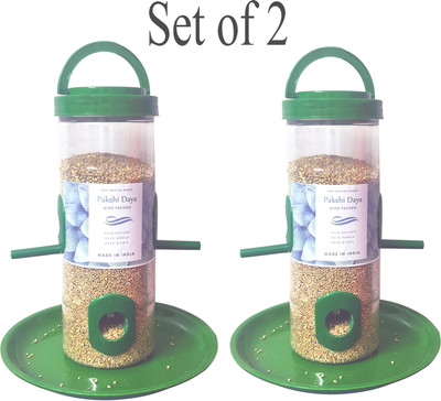 PAKSHI DAYA Window Bird Feeder Bird Feeder(Multicolor)