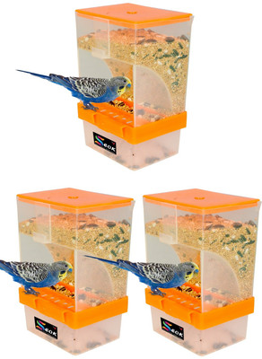 seok F1-Combo-3 Window Bird Feeder Bird Feeder(Orange)