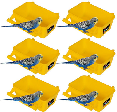 seok F3-Combo-6 Window Bird Feeder Bird Feeder(Yellow)