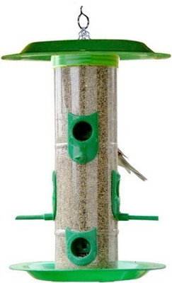 AMIJIVDAYA Window Bird Feeder Bird Feeder(Green)