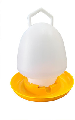 Q8 Twinkle Poultry Drinker Pot|Plastic Drinker Pot|Farming Drinker Pot for All Breeds-1 Ltr Caged Bird Feeder(Multicolor)