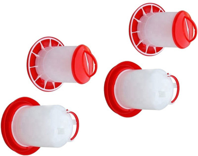 TM&W 9 kg feeder 2 pc and 11 ltr drinker 2 pc=4pcs for chicken chicks, Common Bird Feeder(Multicolor)