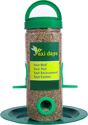 Paxidaya Window Bird Feeder(Green)