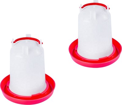 TM&W all birdchicken, quail,duck,turkey, chicks1.5 Kg Feeder 2 Pcs , Common Bird Feeder(White, Red)