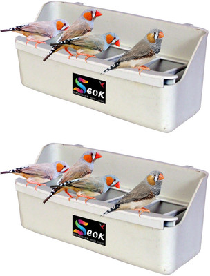 seok F2-Combo-2 Window Bird Feeder Bird Feeder(Grey)