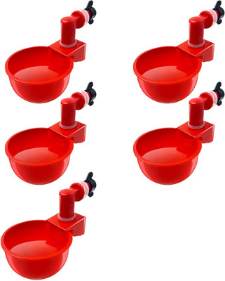Cj farms and agritech Common Bird Feeder(Red, Blue)