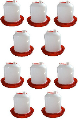 TM&W 1.5LTR-drinker pack of 10 pcs Common Bird Feeder(Multicolor)