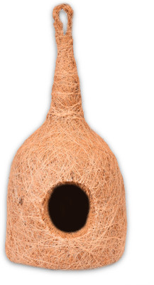 Feel Better Attracting Bird House/Nest || Half Ovel Bird Nest ||Pack of 1 || Bird House(Hanging, Tree Mounting, Wall Mounting, Free Standing)